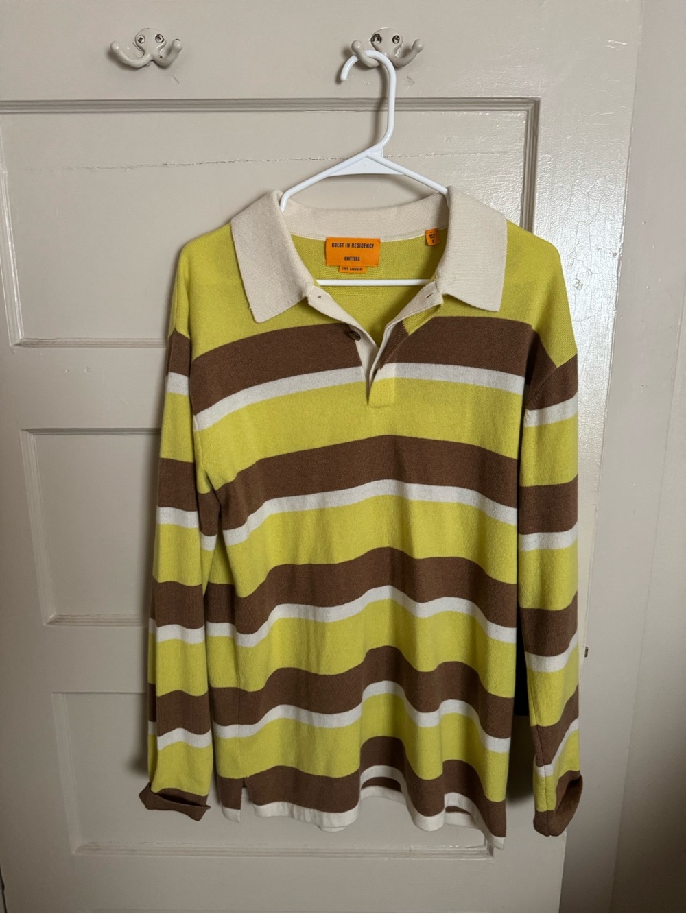 Guest in Residence Cashmere Rugby Sweater